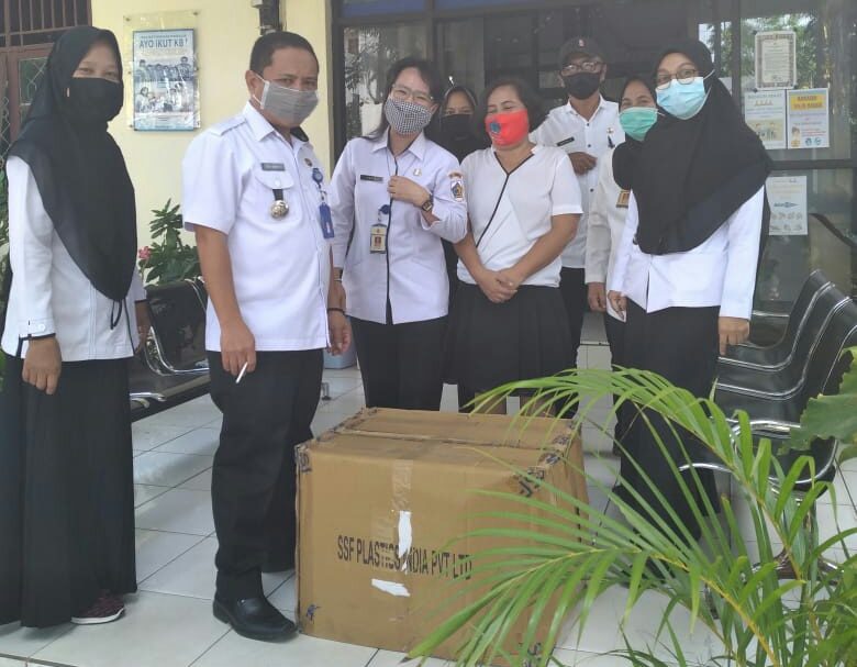 BPBD Kotamobagu Distribusikan 2500 Masker Kain di Kecamatan Kotamobagu Selatan